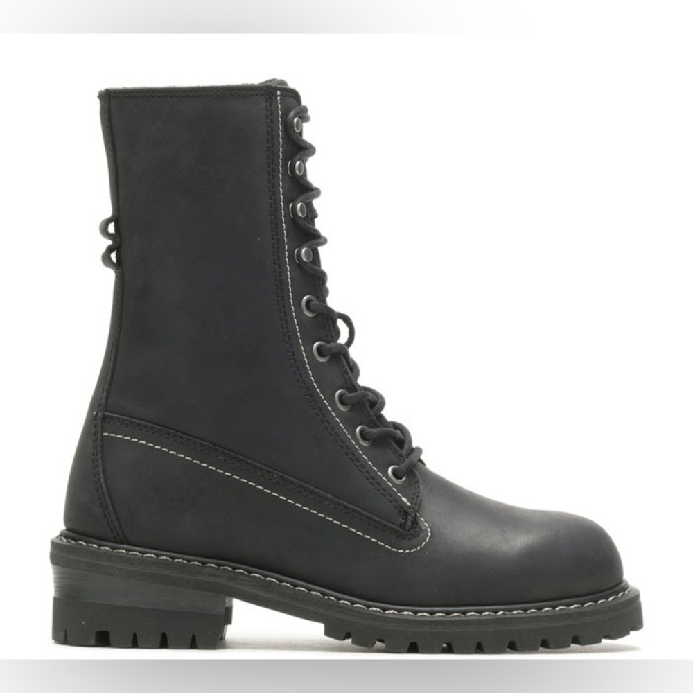 NEW Harley Davidson Bentler 8’ Full Grain Leather Women's Mid Calf Biker Boots - Picture 13 of 15